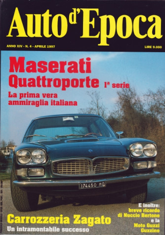 Auto D'epoca - n. 4 - Aprile 1997 - mensile