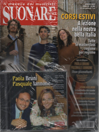Suonare News - + cd  Paola Bruni - Pasquale Iannone-   n. 30- mensile -giugno   2023