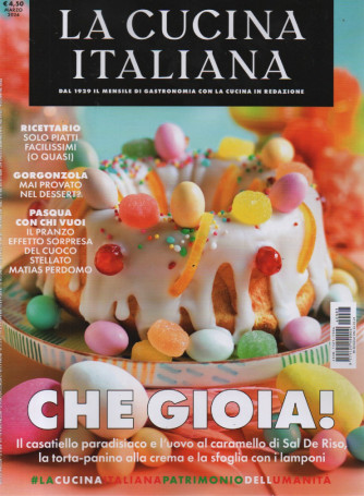 La cucina italiana - n. 3 - mensile -marzo  2024