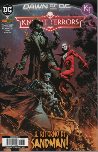 DC Crossover - n. 33 -  Knight Terrors -  Il ritorno di Sandman! -18 gennaio 2024 - mensile