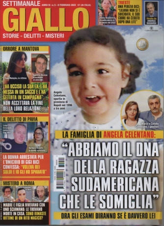 Giallo - n.5 - 8 febbraio  2023 - settimanale