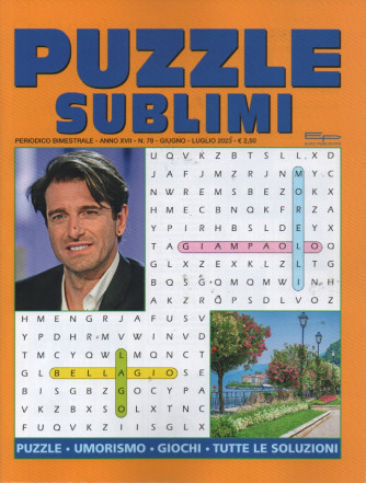 Puzzle sublimi - n. 78 - bimestrale - giugno - luglio  2023