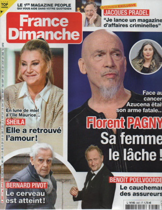France Dimanche - n. 3998 - 7 au 13 avril    2023- in lingua francese