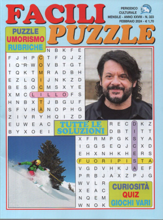 Facili puzzle - n. 323 - mensile  - febbraio  2024