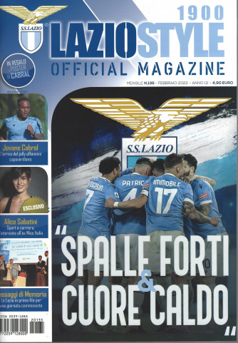 Lazio Style 1900 - Official magazine - n. 135 - mensile -febbraio 2022