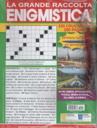 La Grande Raccolta Enigmistica + Penna - Uscita n.6 - 25 Settembre 2025 - Trimestrale
