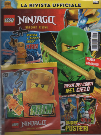 LEGO Ninjago - n. 56 - bimestrale -1 dicembre    2023 - rivista + gioco Lego
