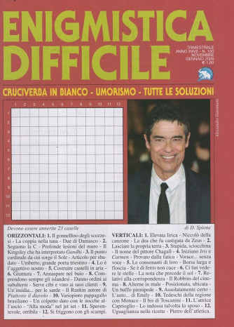 Enigmistica Difficile - Uscita n.150 - 4 Novembre 2025 - Trimestrale