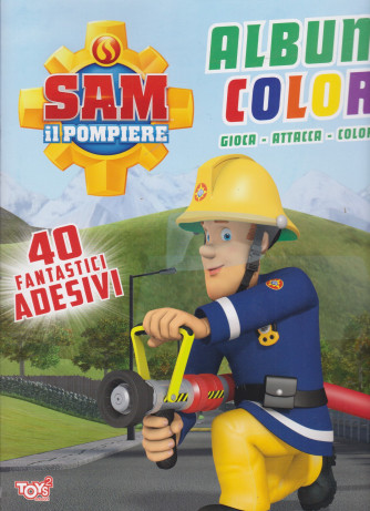 Toys2 Sticker - Sam il pompiere - Album color - n. 47 - bimestrale - 18 marzo 2021