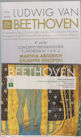 CD Ludwig Van Beethoven  -quarta uscita - Concerto per pianoforte e orchestra n. 1 e n. 2