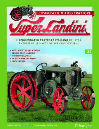 Costruisci il mitico trattore Super Landini - n.22 - 13/09/2022 - quattordicinale