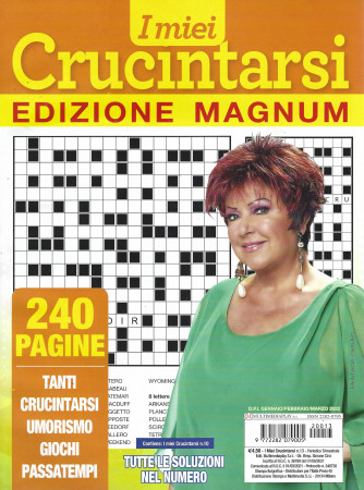 I miei crucintarsi - edizione magnum - n. 13 - gennaio - febbraio - marzo 2022- trimestrale -  240 pagine