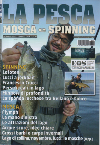 La pesca - Mosca e Spinning - n. 43 -dicembre 2023 - gennaio 2024