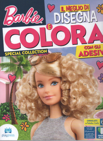 Barbie -Il meglio di disegna e colora - n. 4 - luglio - agosto 2023 - bimestrale