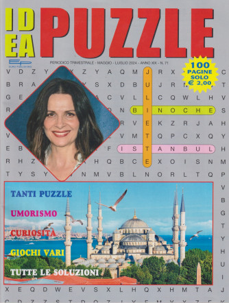 Idea puzzle - n. 71-maggio - luglio  2024 - trimestrale - 100 pagine