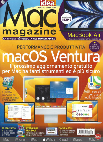 Mac magazine - n. 161 - mensile -settembre - ottobre  2022