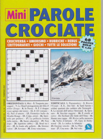 Mini Parole Crociate - n. 50- bimestrale - Gennaio - febbraio 2021 - 68 pagine