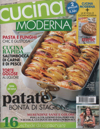 Cucina moderna + La scuola di cucina moderna - n. 10 - mensile - ottobre 2022 - 2 riviste