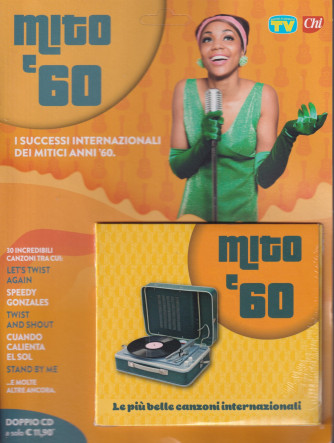 Cd Sorrisi Canzoni -n. 16- Mito '60- 28 settembre 2021 - settimanale - doppio cd