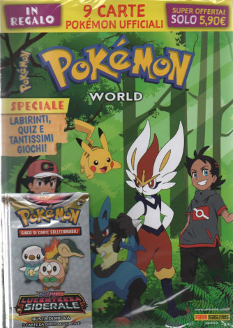 Pokemon world - + in regalo 9 carte Pokemon ufficiali - n. 14 - bimestrale - 22 aprile  2023