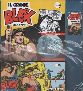 Il Grande Blek Magazine - Le Strisce + Raccoglitore porta fascicoli - Uscita n.43 - 7 Marzo 2025 - Settimanale