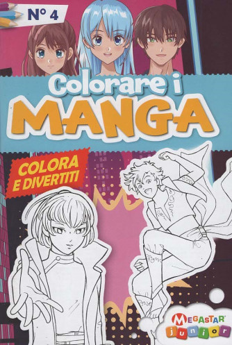 Colorare i Manga - Uscita n.4 - 1 Agosto 2025 - Bimestrale