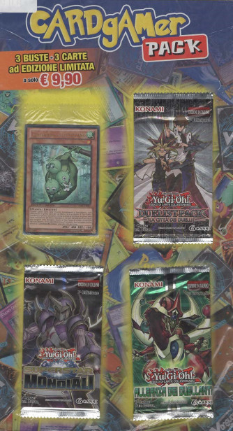 Cardgamer Pack - 3 Buste +3 Carte Yu-Gi-Oh - 1 Maggio 2025 - Bimestrale