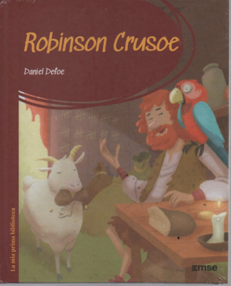 La mia prima Biblioteca   -Robinson Crusoe - Daniel Defoe-   n. 23 -7/6/2023-  settimanale - copertina rigida