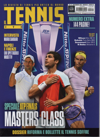 Il tennis italiano - n. 11 -novembre  2022 - mensile - 144 pagine