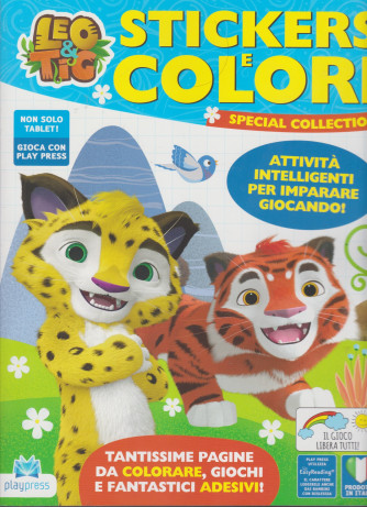 Leo & Tig Stickers e colori - n. 6 - gennaio - febbraio 2021- bimestrale -