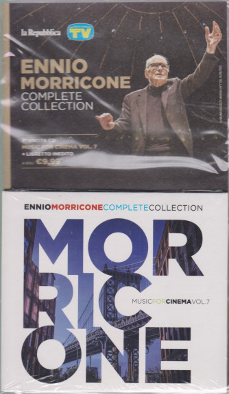 Gli speciali musicali di Sorrisi - n. 24 -13/8/2021 -Ennio Morricone - Complete collection -settima   uscita cd Muisc for cinema vol. 7 + libretto inedito