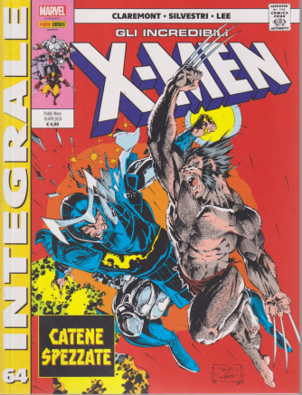 Marvel integrale - Gli incredibili X-Men - Catene spezzate -  n. 64- mensile - 18 aprile  2024