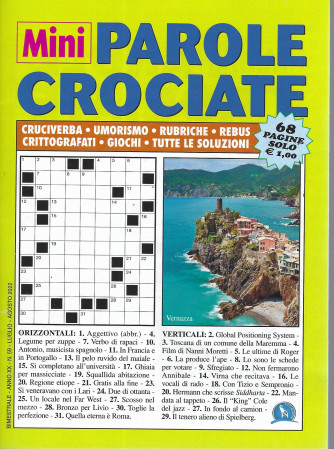 Mini Parole Crociate - n. 59 - bimestrale - luglio - agosto  2022- 68 pagine