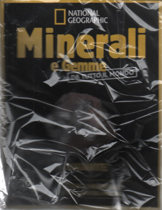 Minerali e Gemme da tutto il mondo -Manganite -  n. 94   - settimanale