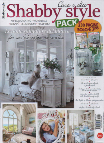 Shabby Style pack - n. 5 - bimestrale - ottobre - gennaio - febbraio 2023 - 230 pagine - 2 riviste
