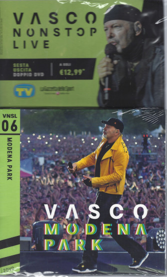 Vasco nonstoplive -sesta  uscita - doppio  dvd- 28/6/2022 - settimanale
