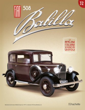 Costruisci la Fiat Balilla - Uscita n.32 - 4 Giugno 2025 - Quattordicinale