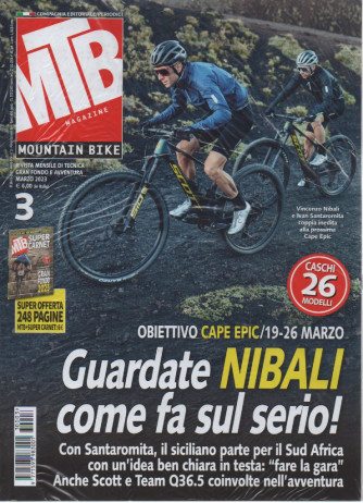 Mtb Magazine - n. 3 - mensile - marzo   2023 + MTB Magazine super carnet - 2 riviste