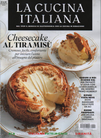 La cucina italiana - n. 1 - mensile -gennaio 2024