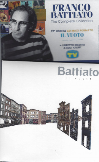 Cd Sorrisi Collezione- Franco Battiato - 27°uscita -Il vuoto"-  cd maxi formato + libretto inedito  - 8/4/2022 - settimanale