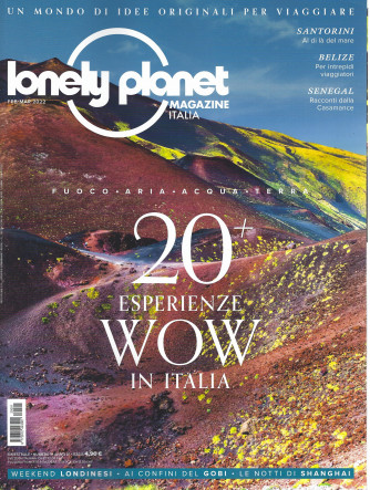 Lonely Planet Magazine  Italia- n. 1 - febbraio - marzo  2022- bimestrale