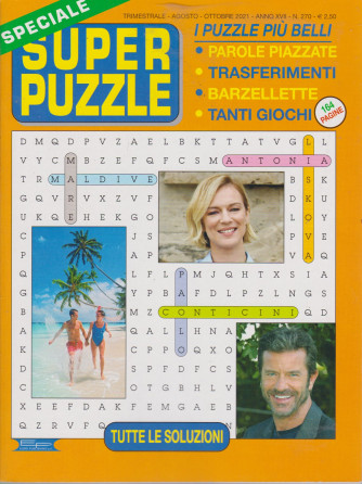 Speciale Super Puzzle - n. 270- trimestrale - agosto - ottobre 2021 - 164 pagine