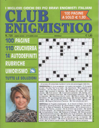 Club Enigmistico - Uscita n.720 - 23 Settembre 2025 - Mensile