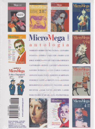 Micromega - n. 3 - 13/5/2021 - bimestrale - 2 libri