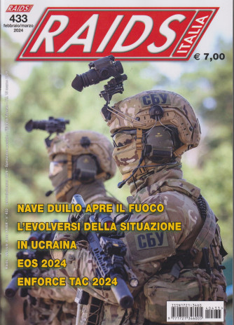 Raids - Italia - n. 433 -febbraio - marzo  2024 - mensile