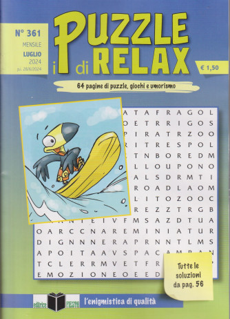 I puzzle di Relax - n. 361- mensile -luglio      2024