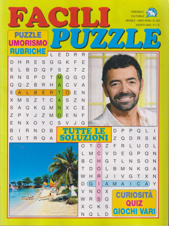 Facili puzzle - n. 329- mensile  -agosto    2024