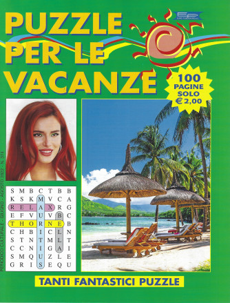 Puzzle per le vacanze - n. 374 -giugno - agosto - 100 pagine