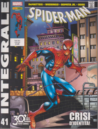 Marvel integrale  - Spider - Man   -Crisi d'identità!-  n. 41 - -    mensile - 20 giugno    2024