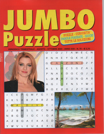 Jumbo Puzzle - n. 70 - trimestrale - agosto - ottobre  2023